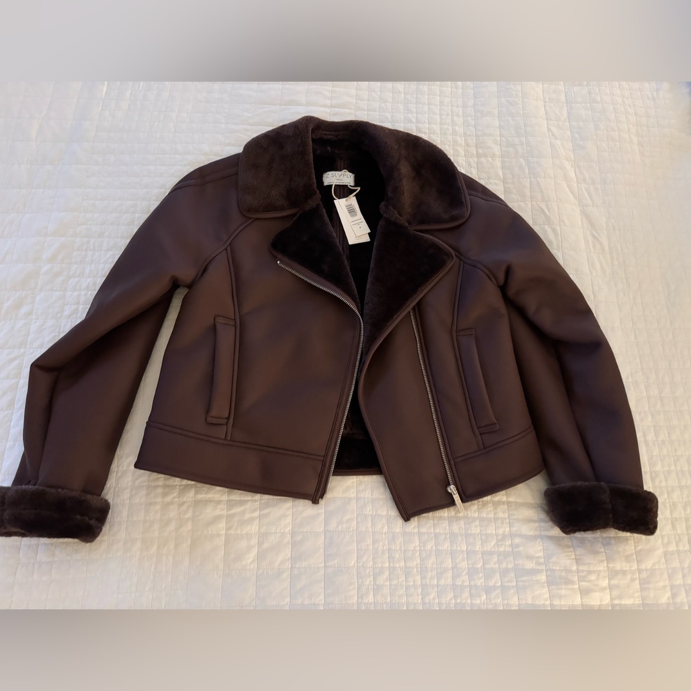 Z Supply Locklin Sherpa Jacket size small